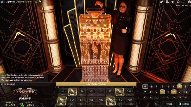Luật Chơi Lightning Dice Live – Tìm Hiểu Chi Tiết Trước Khi Đặt Cược 4 Tỷ lệ trả thưởng và hệ số nhân sét